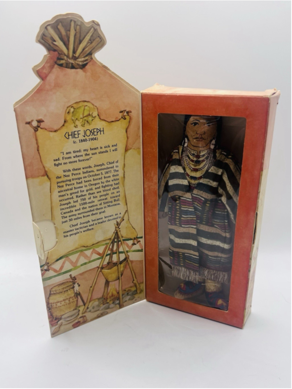Vintage Hallmark Chief Joseph Doll First Americans Series 1979 Original Box